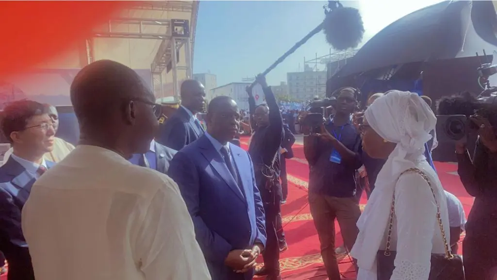 Le Président Macky Sall en visite lors de la Semaine du Numérique (Mai 2023)